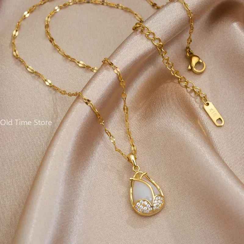 Fashion Luxury Crystal Pendant Necklace For Women